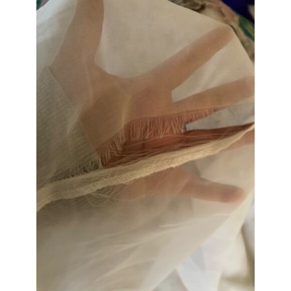 TS Three Seasons Women's Maxi Dress Size L Chiffon Floral Pink - Picture 10 of 10